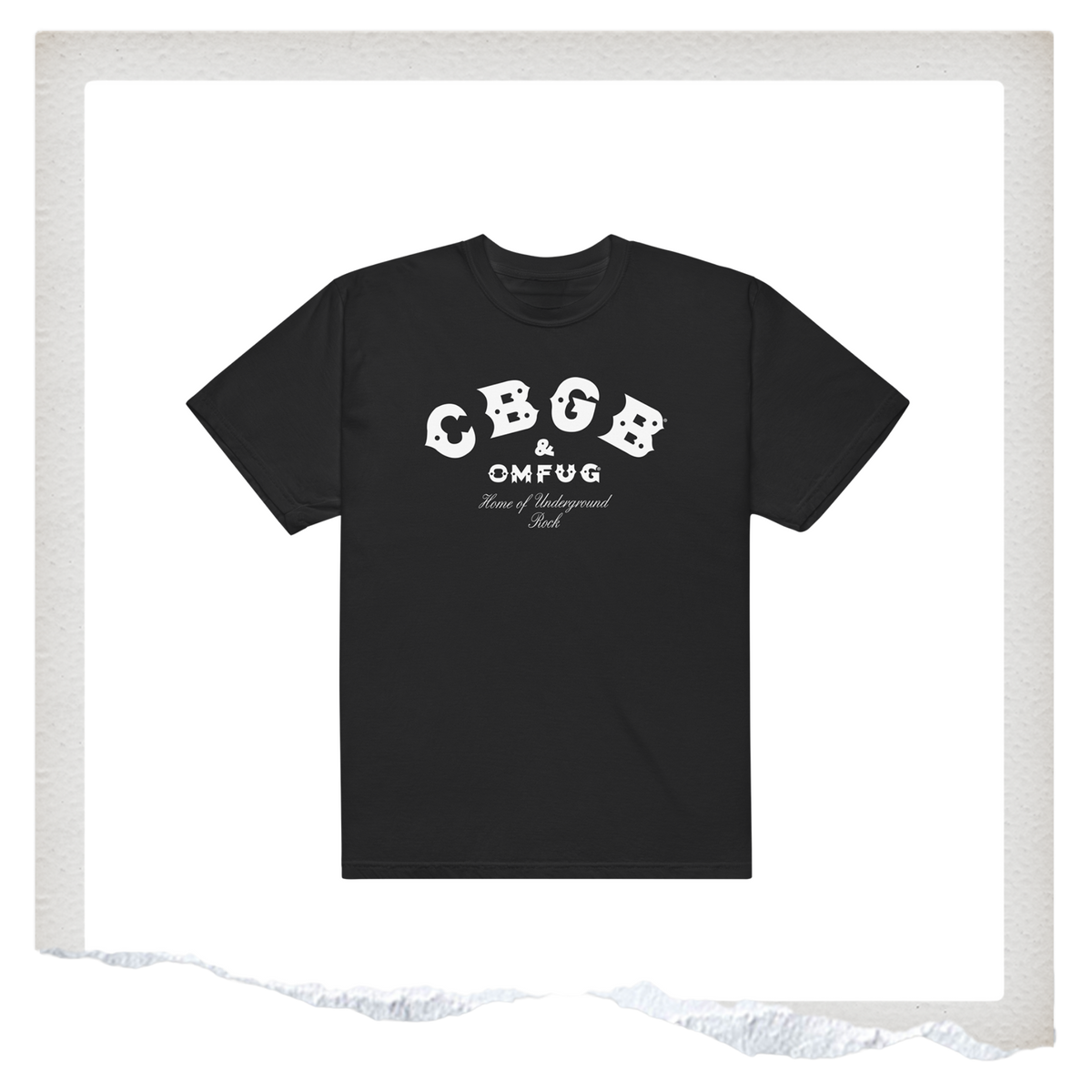 CBGB Black Logo Tee