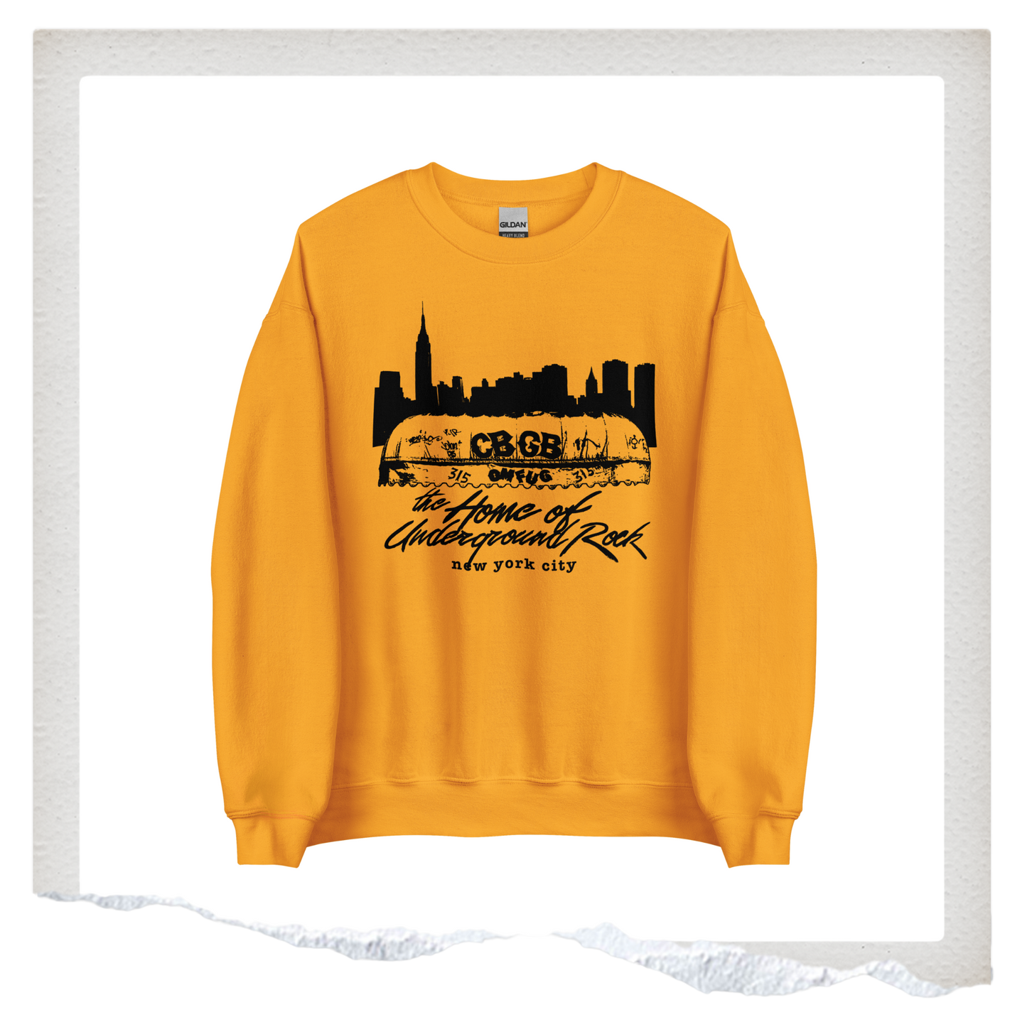 Yellow CBGB Sweatshirt