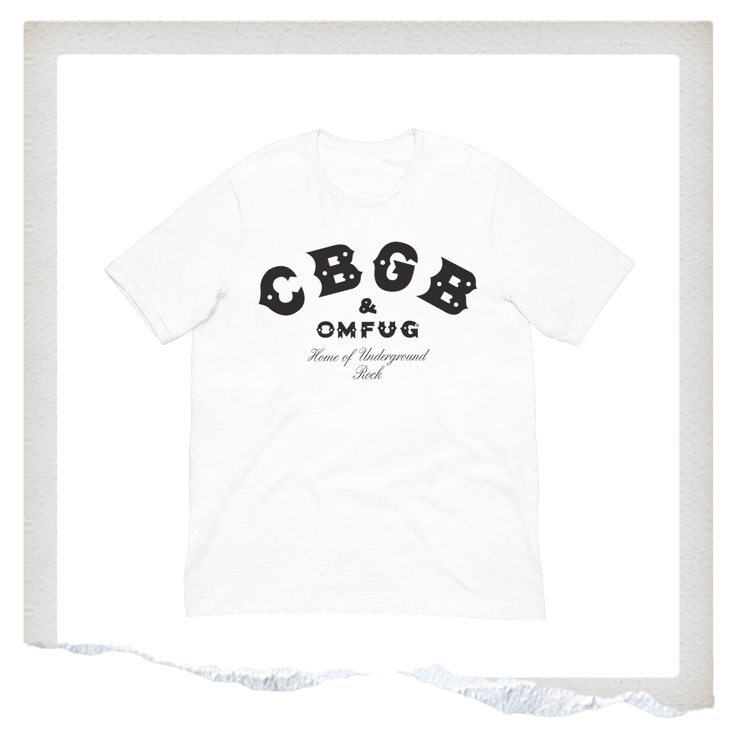 Official CBGB Store - CBGB White Logo T-Shirt