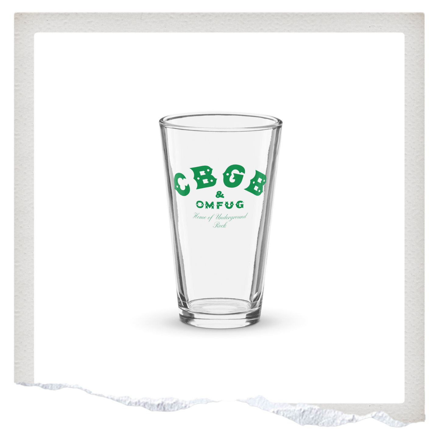 CBGB Logo Pint Glass