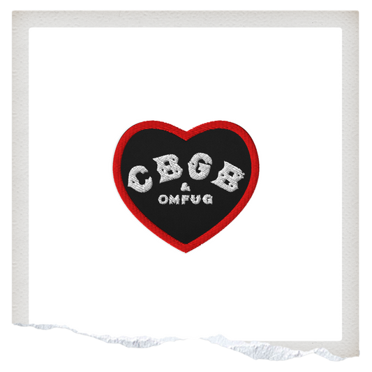 CBGB Heart Patch