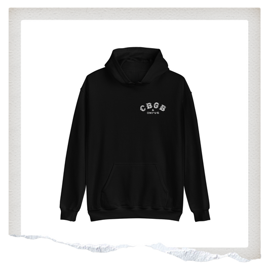 Classic Distressed CBGB Logo Hoodie