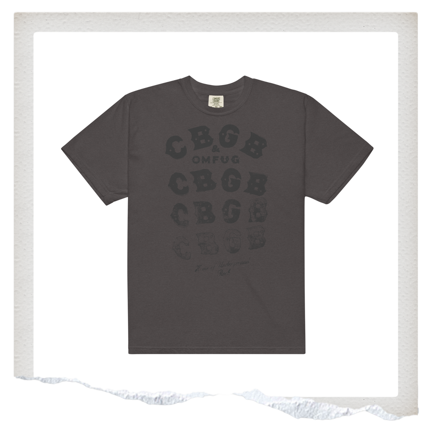 CBGB Stacked Logo Tee