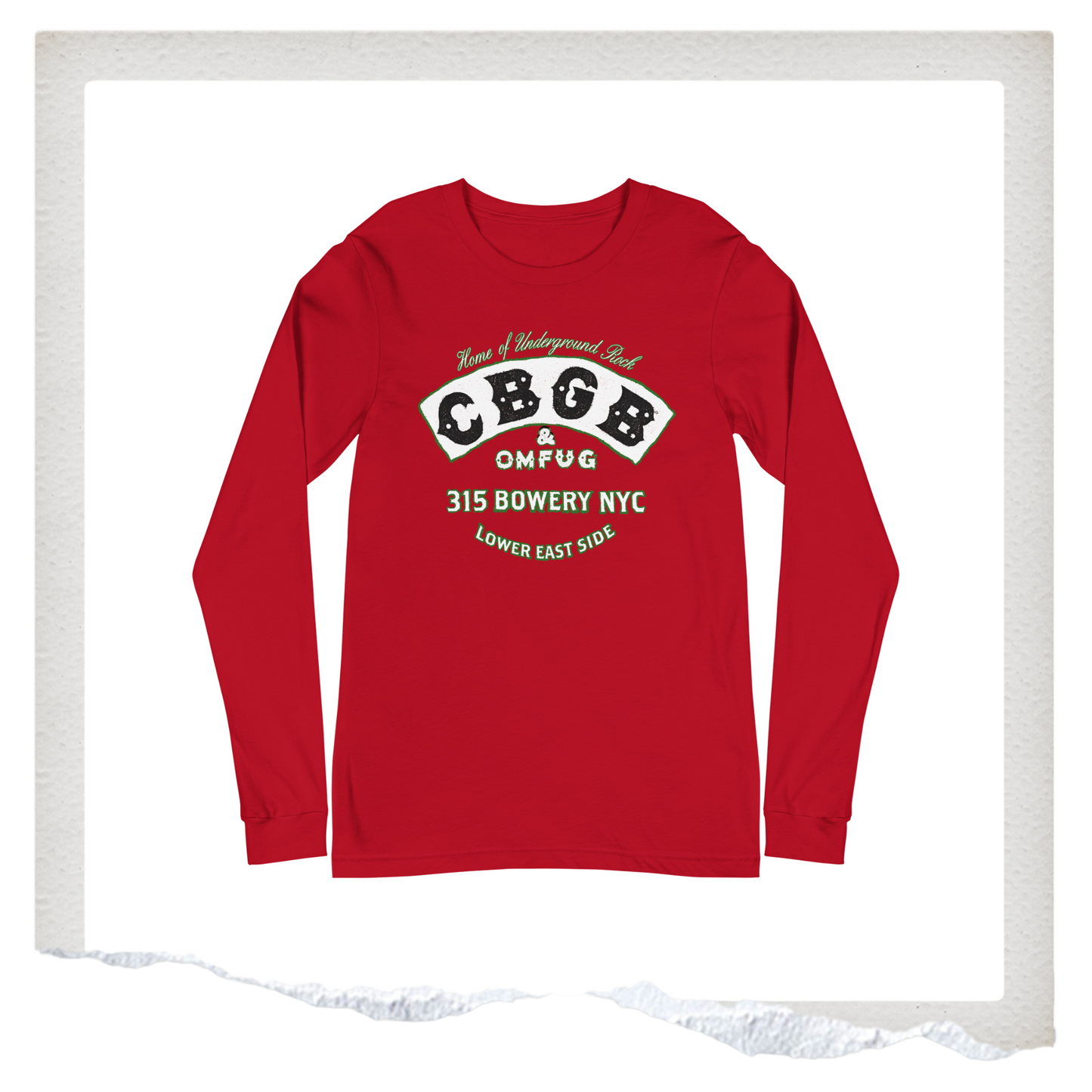 Red Holiday Longsleeve Tee